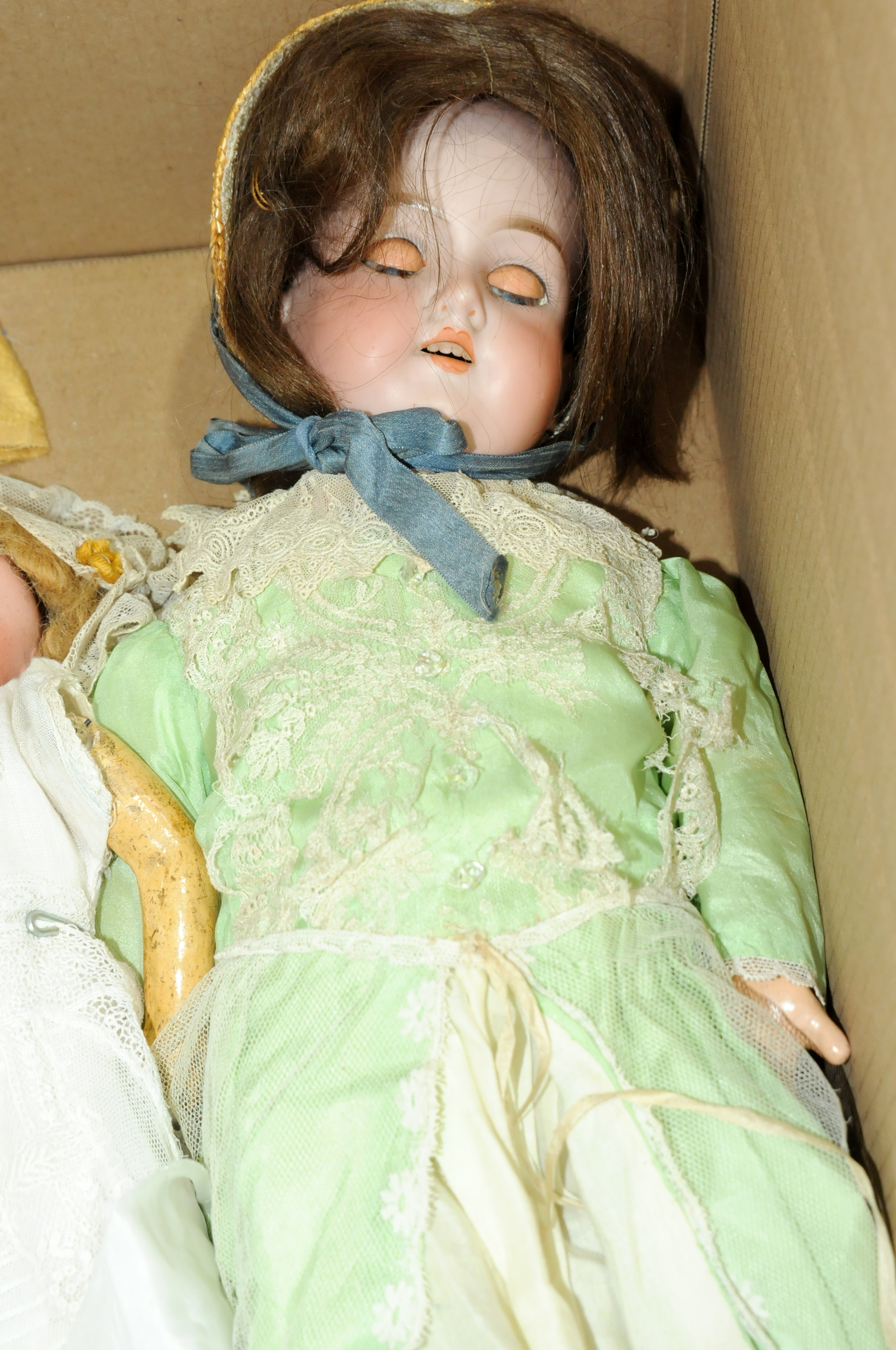 Vintage bisque dolls x 6 - Image 4 of 6