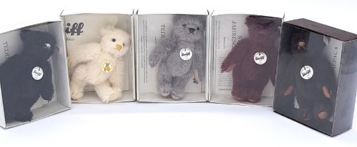 Steiff collection of Club Gift teddy bears 2008-2012