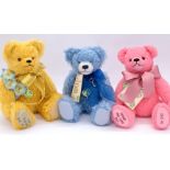 Hermann-Spielwaren trio of teddy bears