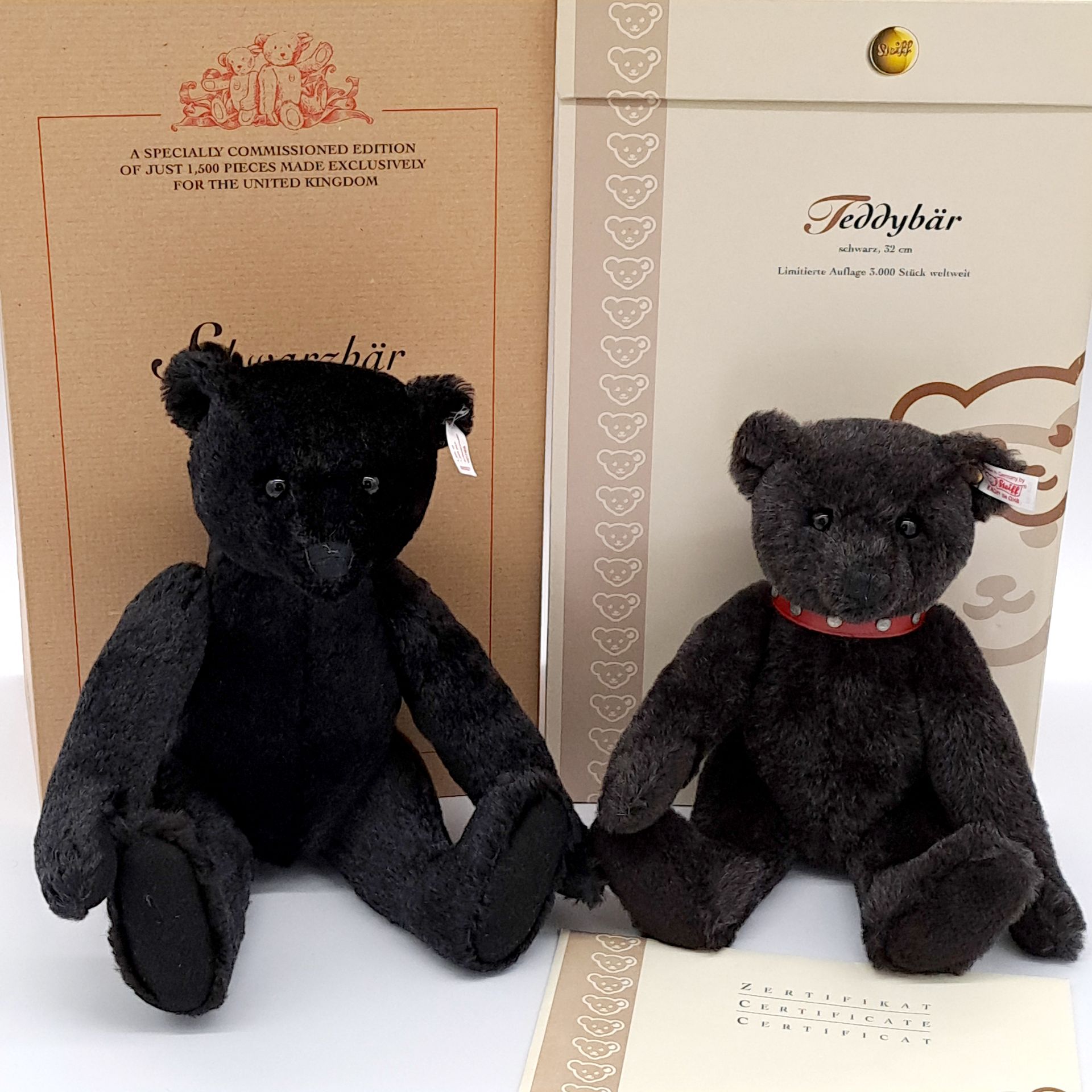 Steiff pair of teddy bears