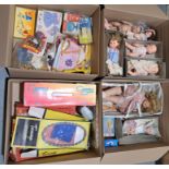 Mixed lot including vintage dolls, children's dress-up clothing, play sets and others