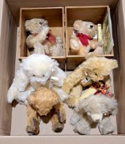 Dean's Rag Book assortment of teddy bears, including boxed Millennium Set