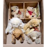 Dean's Rag Book assortment of teddy bears, including boxed Millennium Set