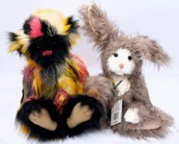 Charlie Bears pair Scrummy & Tangle