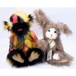 Charlie Bears pair Scrummy & Tangle