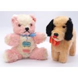 Chiltern pair of vintage mohair novelty toys