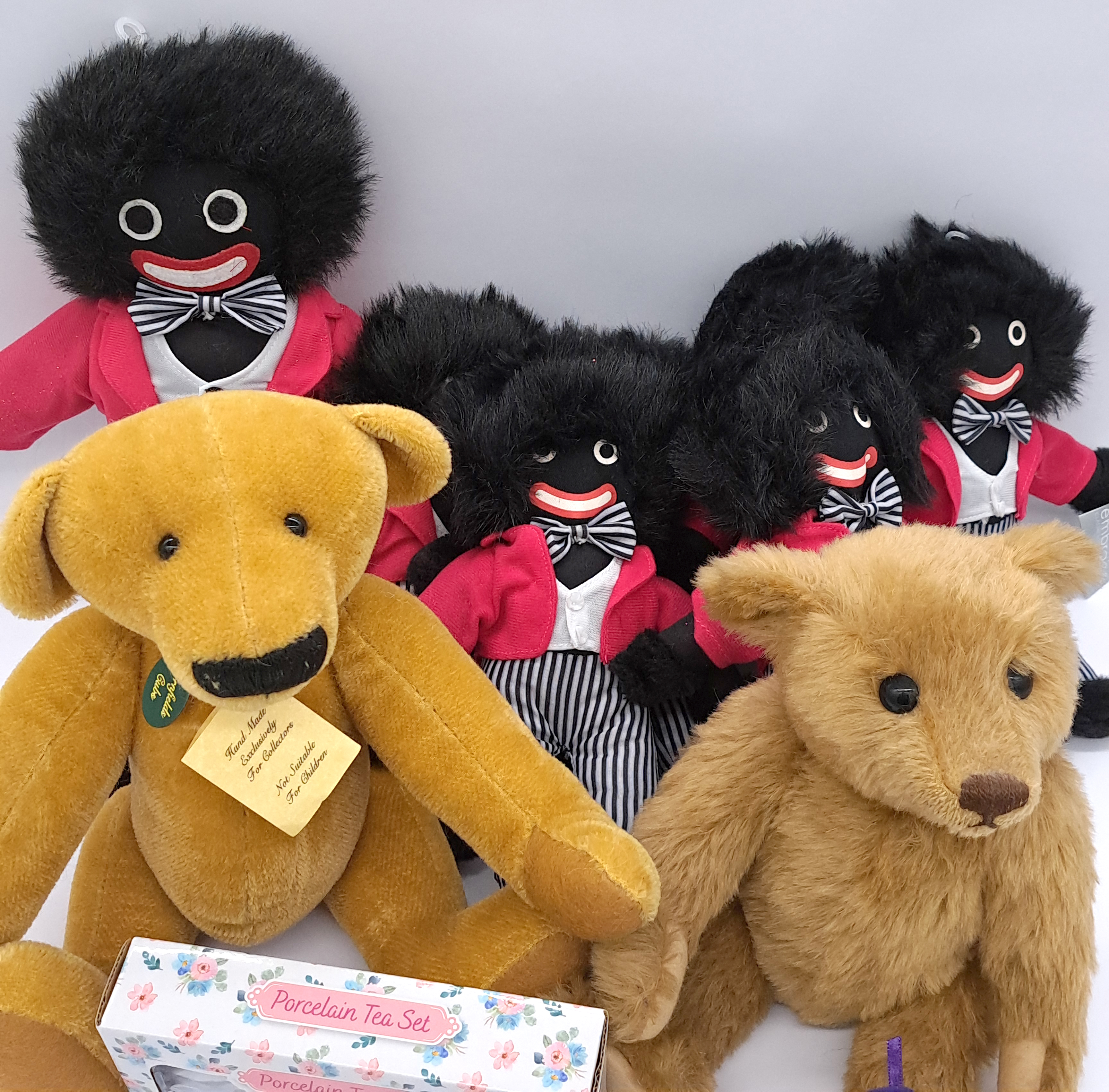 Assortment of teddy bears, gollies, and others; including Steiff Schnuffy - Image 2 of 2