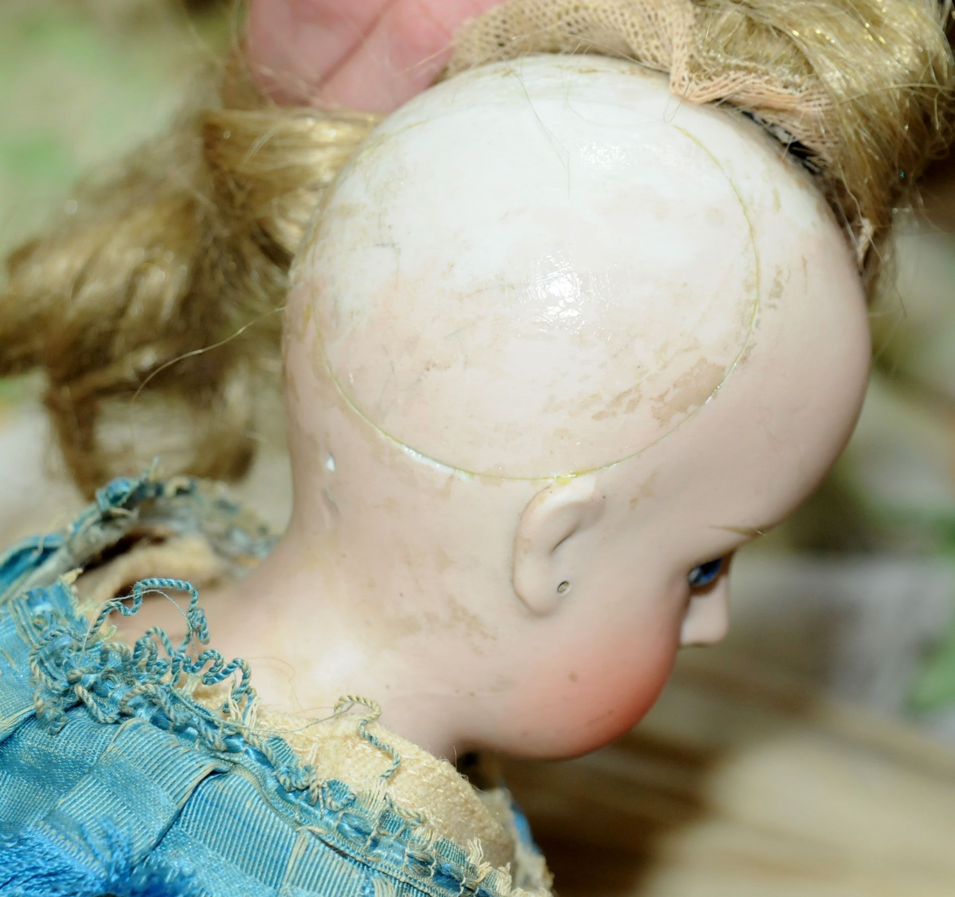 Vintage bisque dolls x 6 - Image 6 of 6