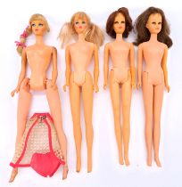 Mattel vintage Barbie x 4