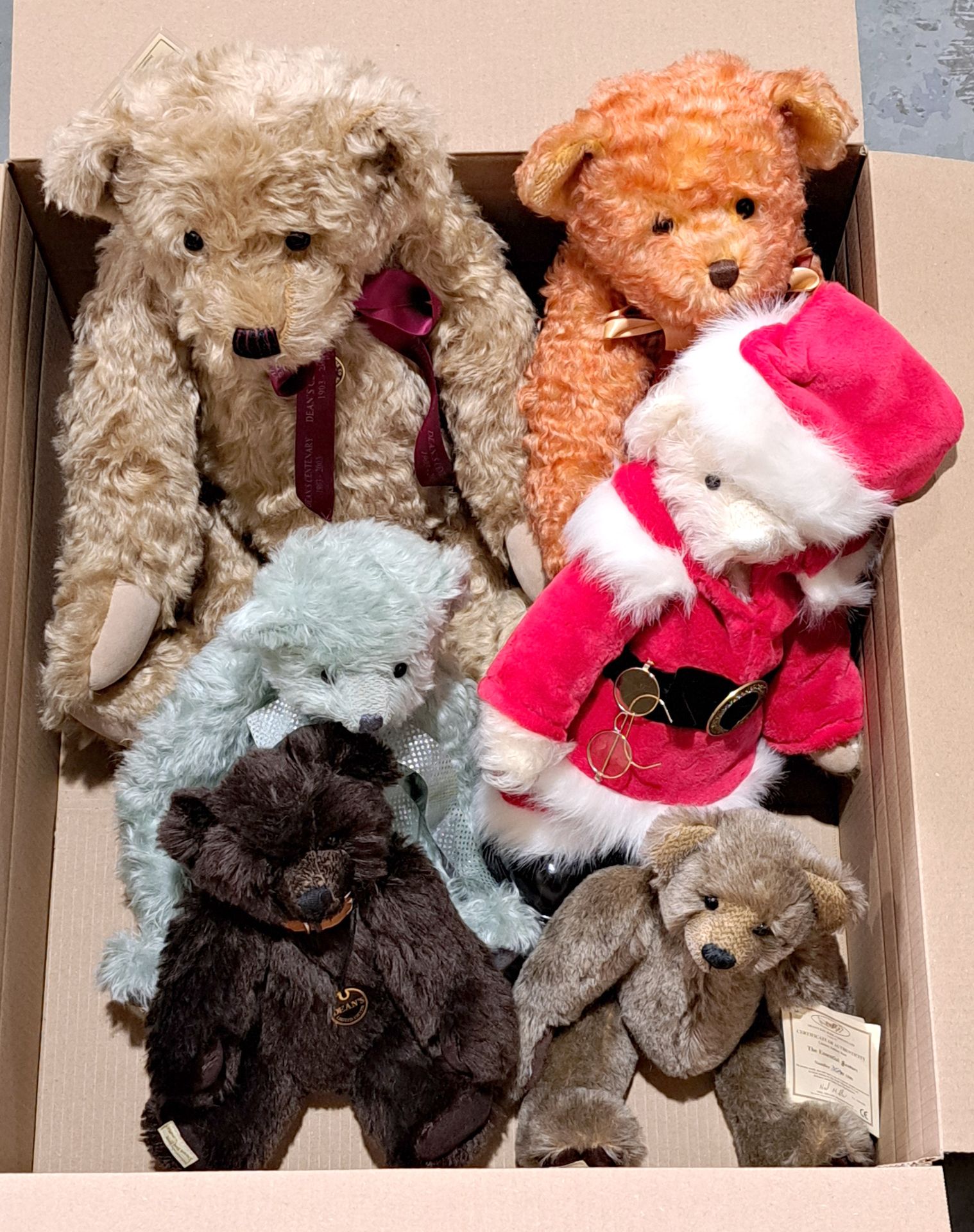 Dean's Rag Book collection of mohair teddy bears