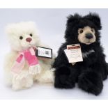 Charlie Bears pair: (1) Anniversary Carol and (2) Anniversary Slothy Joe