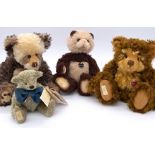 Dean's Rag Book assortment of teddy bears, including Artist Showcase 'Conker'