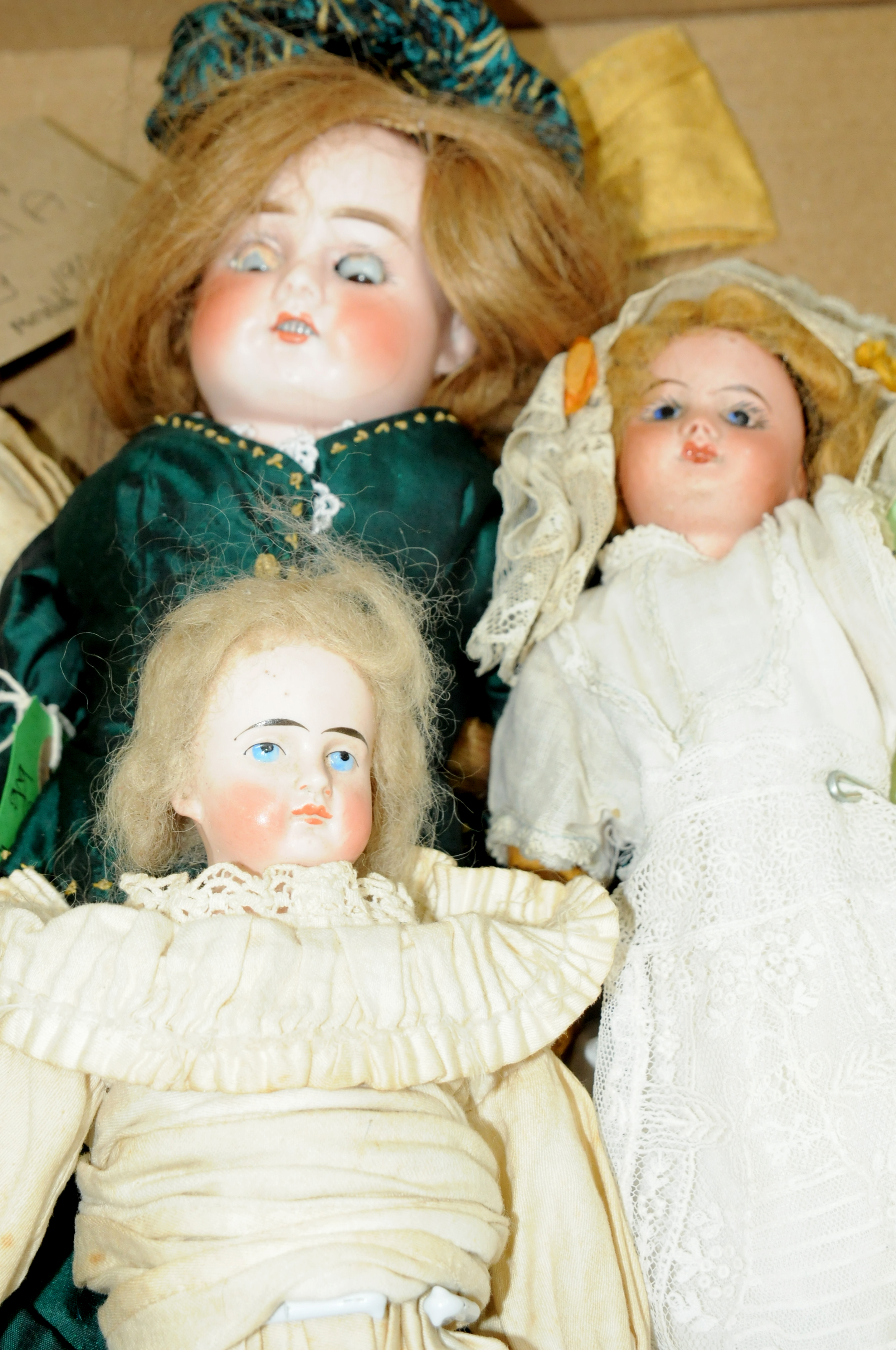 Vintage bisque dolls x 6 - Image 3 of 6