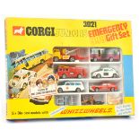 Corgi Toys Juniors 3021 "Emergency 999" Gift Set To Include 6 Pieces - Ford Holmes Wrecker, Ford ...