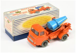 Dinky Toys 960 Albion Chieftain Lorry Mounted Concrete Mixer - Orange including chassis, mid blue...