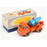 Dinky Toys 960 Albion Chieftain Lorry Mounted Concrete Mixer - Orange including chassis, mid blue...