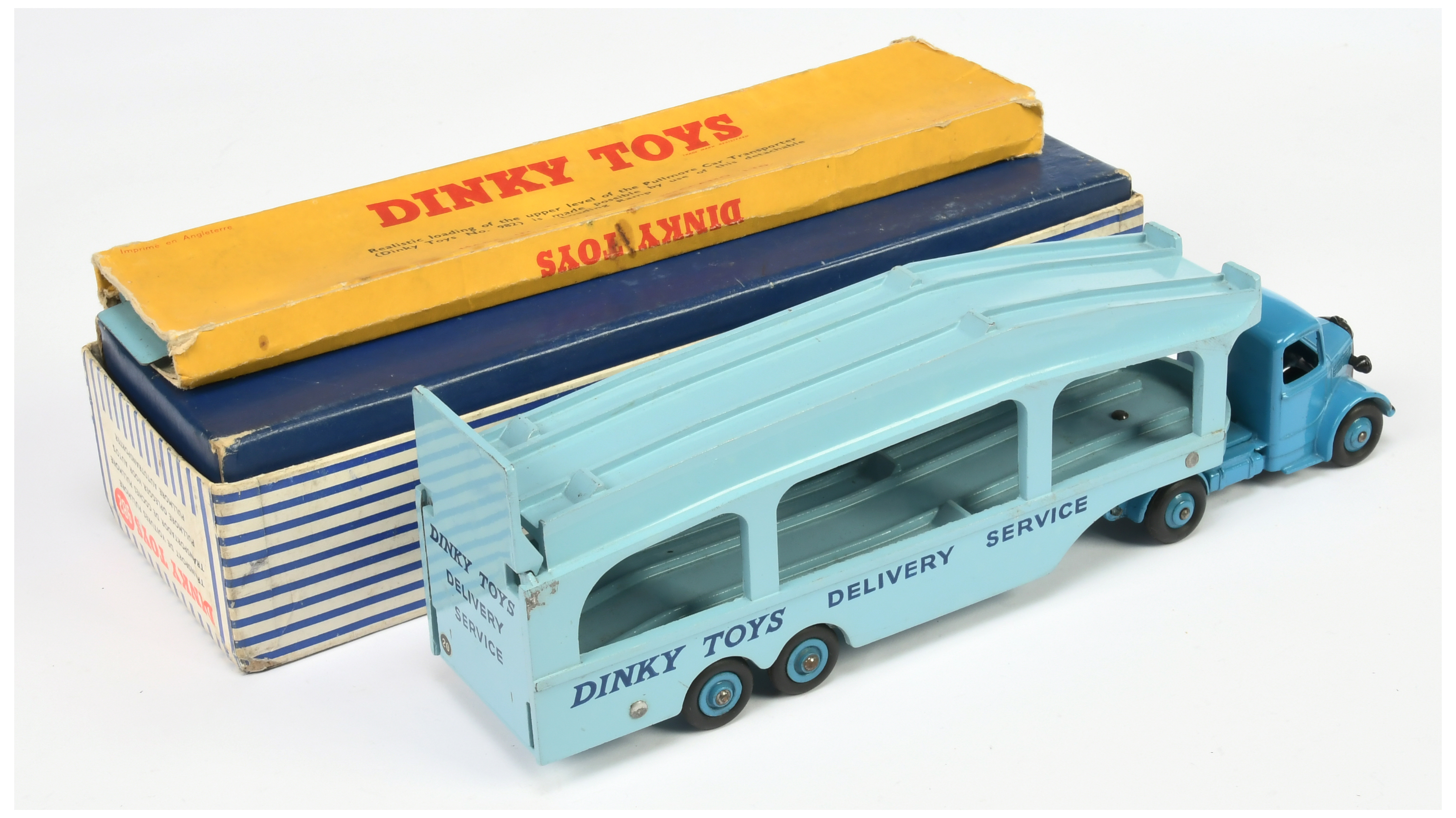 Dinky Toys 982 Bedford Pullmore Car Transporter - Mid-blue cab, Rigid and supertoy hubs with smoo... - Image 2 of 2