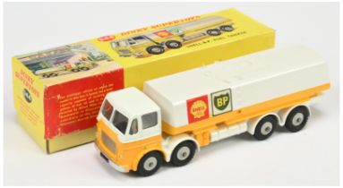 Dinky Toys 944 Leyland Octopus Tanker "Shell-BP" - yellow, white including tanker and chassis, gr...