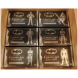 Corgi "Batman" Set Of 6 "Chassis Art Collection" To include - 1930's Batmobile. (2) 1960's Batmob...