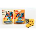 Corgi Juniors Group Of 3 To Include (1) 17 "Superman" Buick "Police" Car "City Of Metropolis" - B...