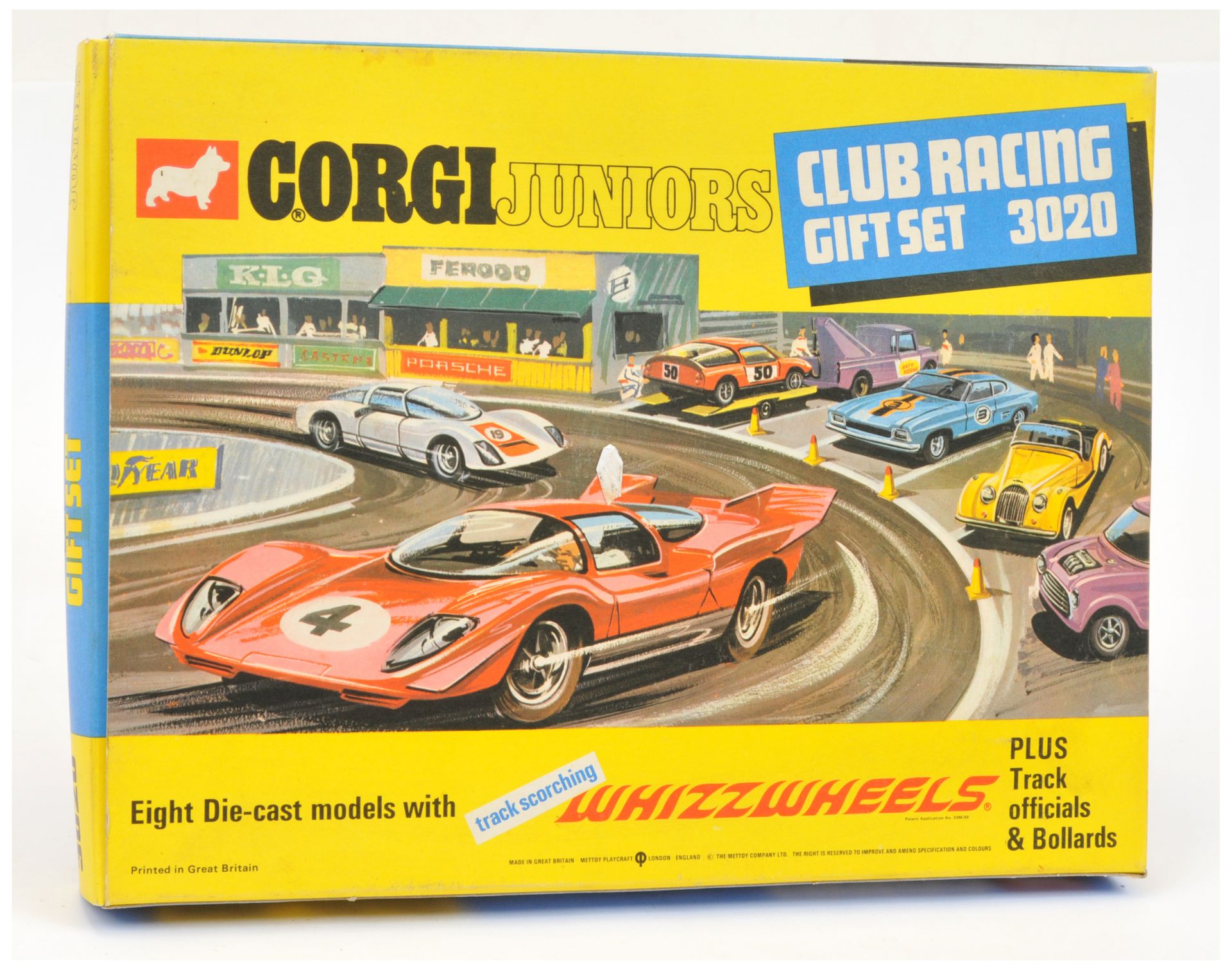 Corgi Toys Juniors 3020 "Club Racing" Gift Set To Include 7 Pieces- Ford Capri (Rare Un-Listed Co... - Bild 2 aus 2