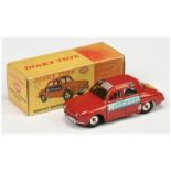 Dinky Toys 268 Renault Dauphine Minicab - red Body with correct decals, silver trim and spun hubs 