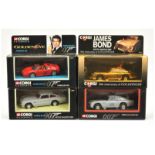 Corgi "James Bond" Aston Martin DB5 (1/36th) Group Of 3 - (1) 96657 "Goldeneye" - Silver, Red int...