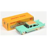 Dinky Toys 192 De Soto Fireflite  - Turquoise body with light tan roof and side flashes, silver t...