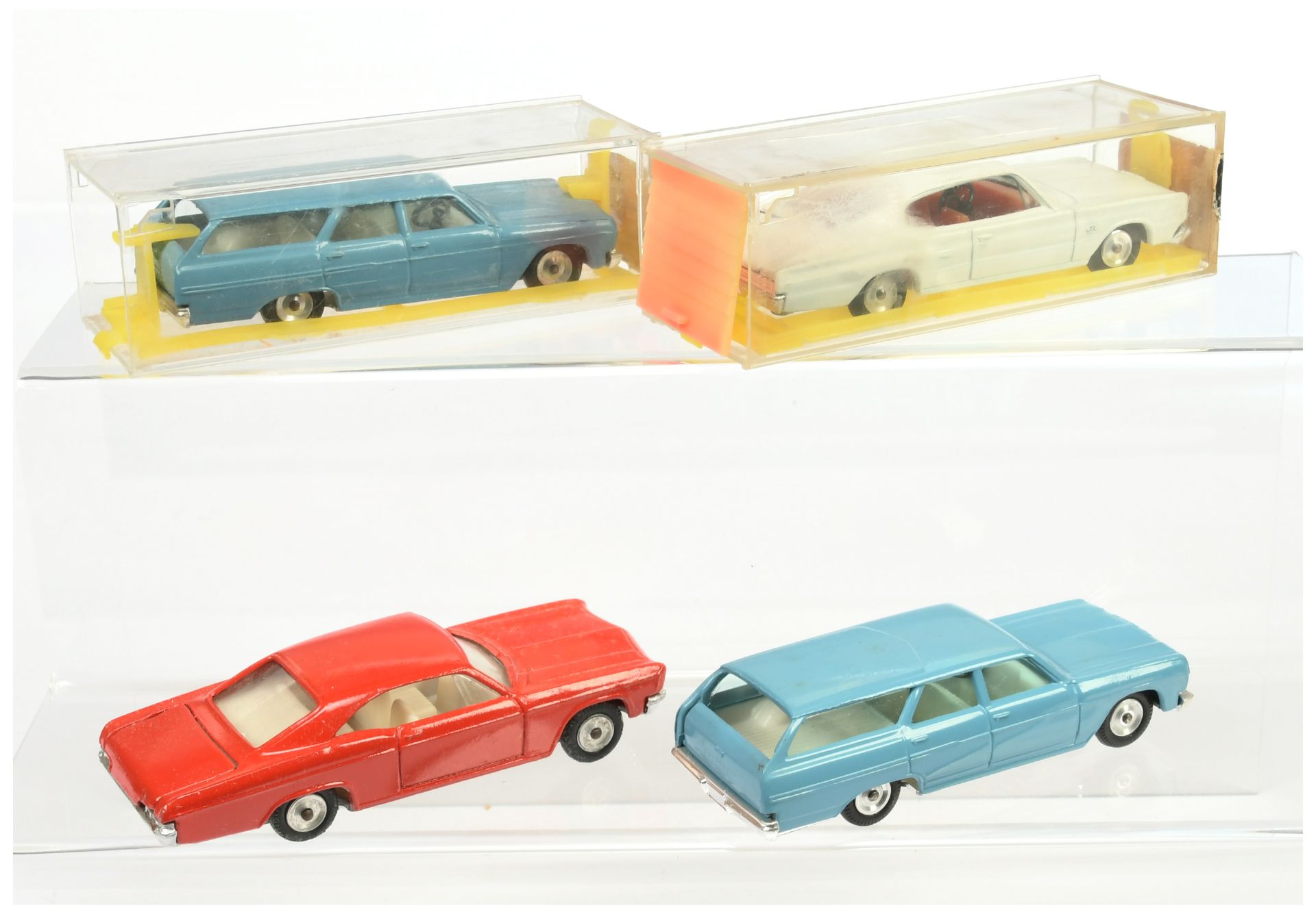 Sabra (Cragstan) Group Of To Include (1) Chevrolet Impale - Red, (2) Chevelle Station Wagon - dra... - Image 2 of 2