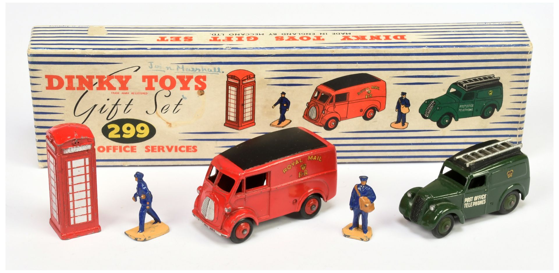 Dinky Toys 299 "Post Office Telephones" Gift set to Include (1) Morris Commercial "Royal Mail" Va...