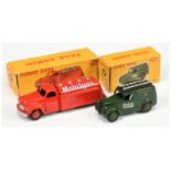 Dinky Toys 261 Morris "Post Office Telephones" Service Van  - Green body, black roof, silver ladd...