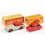 Dinky Toys 167 AC Aceca Coupe - Two-Tone Grey and red including rigid hubs,, silver trim plus 183...