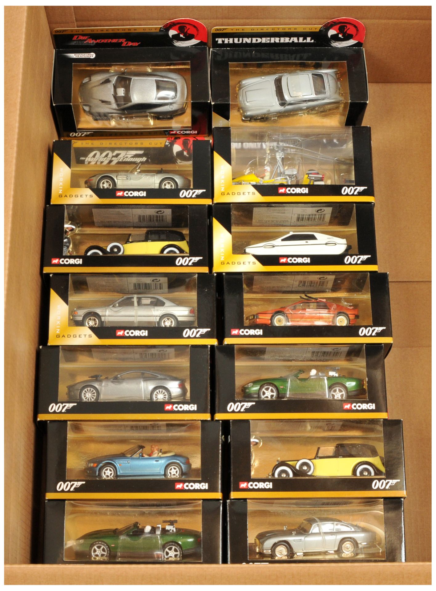 Corgi "James Bond" A Group Of 14 To Include - CC04306 Aston Martin, CC06803 Rolls Royce, CC04704 ...