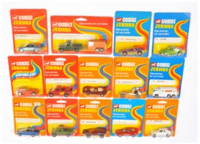 Corgi Toys Juniors Group Of to Include - 3 Volkswagen Saloon (beetle) "Police" Car, 31 Land Rover...