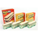 Dinky Toys Group Of Leyland Atlantean Buses To Include 1018 (Dinky Kit) and 4 X "Corporation Tran...