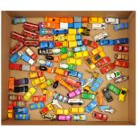 Corgi Toys Juniors unboxed Group Of 100 To Include - Land Rover Wrecker - Blue, Skip Truck - Reed...