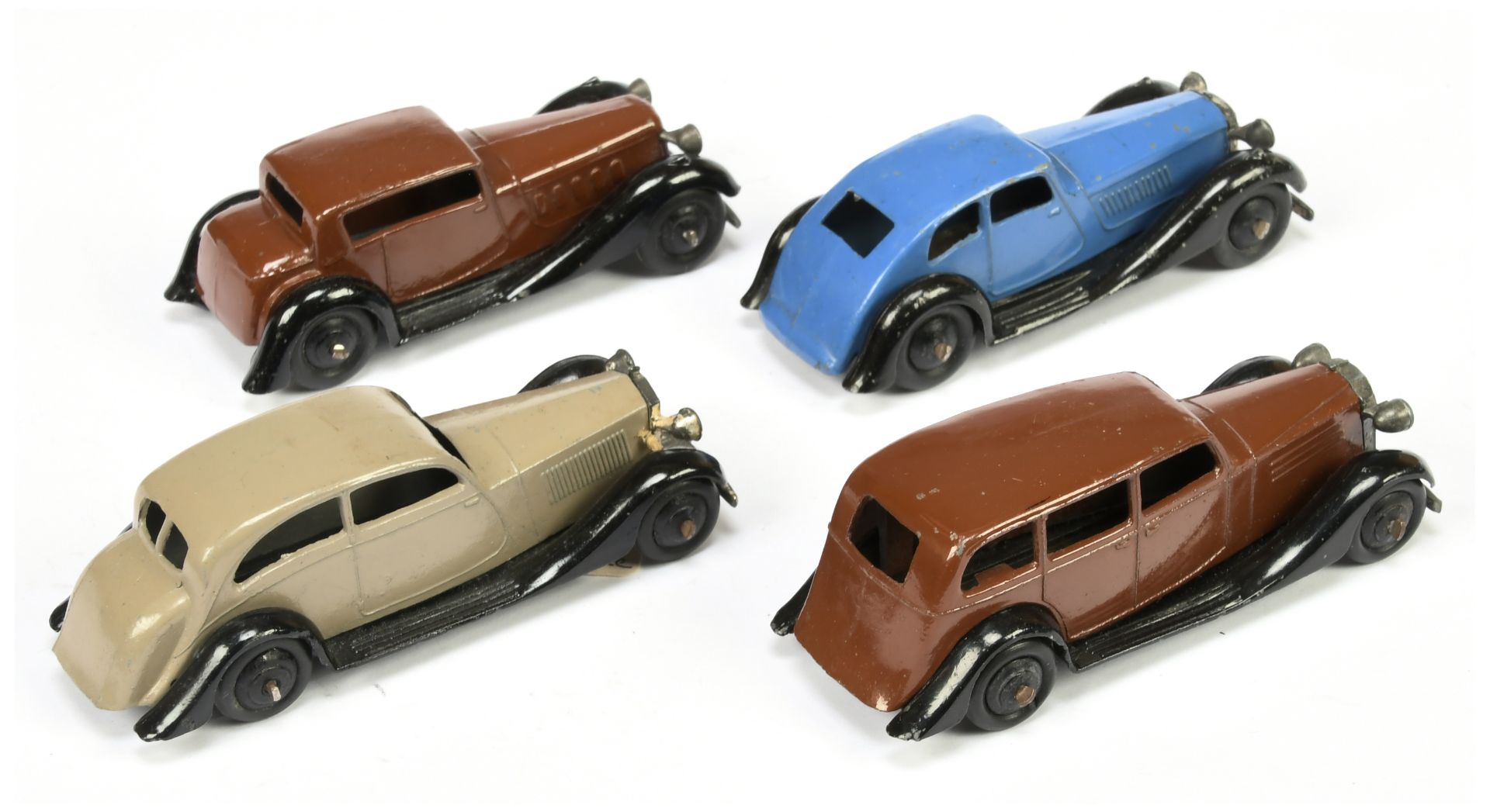 Dinky Toys 30/36 Series To Include (1) 30d Vauxhall - Brown body, (2) 30b Rolls Royce - Grey body... - Image 2 of 2