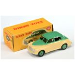 Dinky Toys 159 Morris Oxford - Two-Tone cream and mid-green and rigid hubs, silver trim