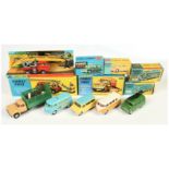 Corgi Toys Group Of 6 To Include (1) 404 Bedford Dormobile, (2) 405 Bedford "AFS" Tender, (3) 433...