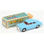 Triang Spot On 157 Rover 3 Litre - Light blue body, red interior with off white steering wheel, c...