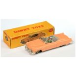 Dinky Toys 131 Cadillac Tourer - Peach Body, grey interior, figure driver, silver trim and light ...