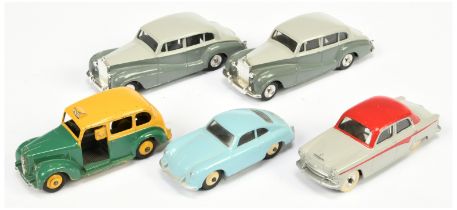 Dinky Toys Unboxed Group To Include 2 X Rolls Royce Silver Wraith - Two-Tone grey, Porsche 356a S...