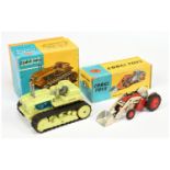 Corgi Toys 53 Massey Ferguson 65 Tractor With Shovel - Red including hubs, Cream, silver and 1108...