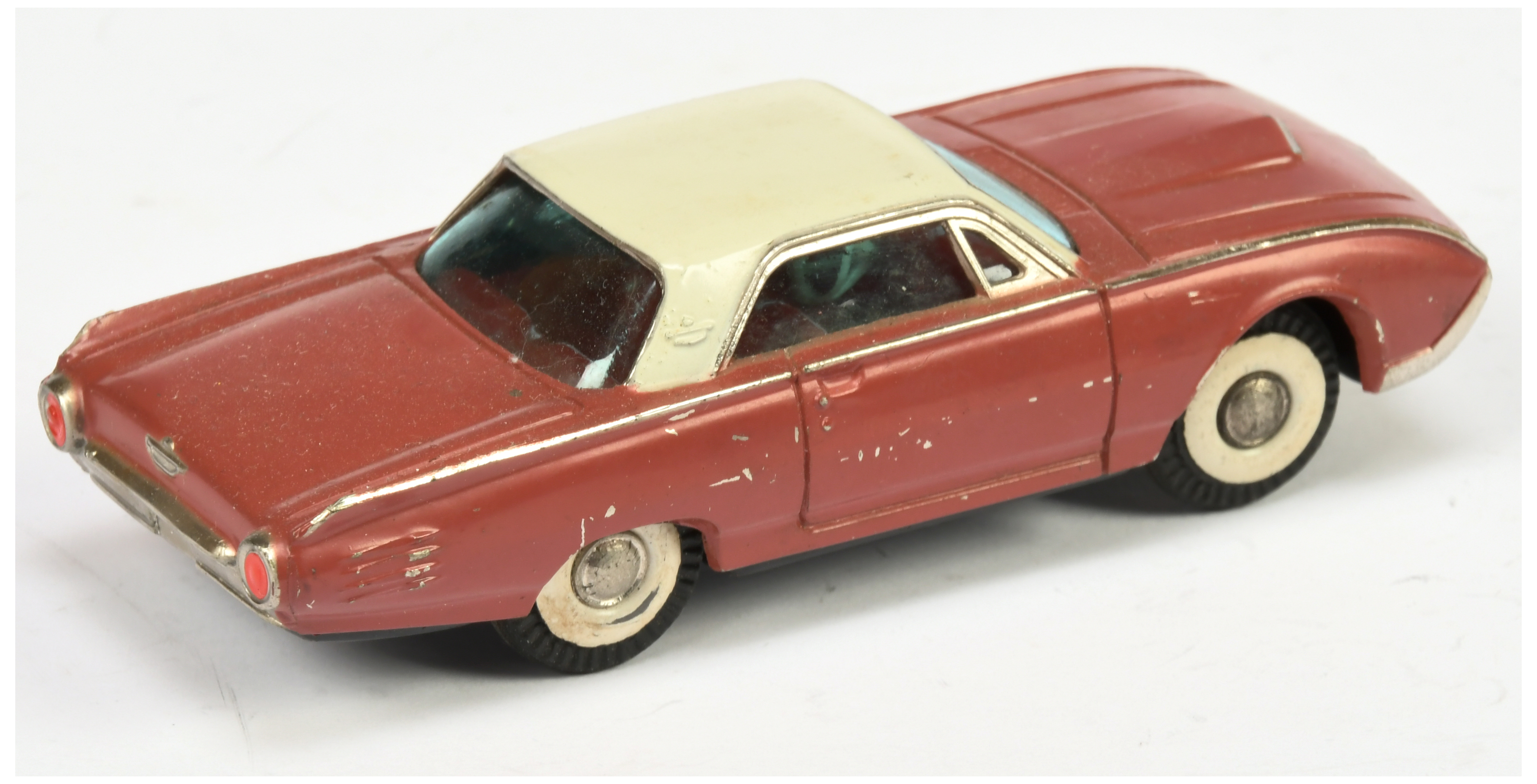 Cherryca Phenix  15 Ford Thunderbird - Metallic Cerise, off white hood, red interior, chrome trim... - Image 2 of 2