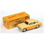 Dinky Toys 166 Sunbeam rapier Saloon - Two-Tone Cream and deep yellow, chrome spun hubs and silve...