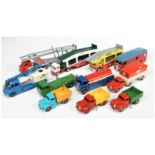 Dinky Toys Unboxed Group of Code 3 To Include - Foden (type 1) Short Chain Wagon, Horse Box, Thom...