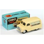 Corgi Toys 412 Bedford "Ambulance" - Cream body, silver trim, flat spun hubs - Excellent (some sm...