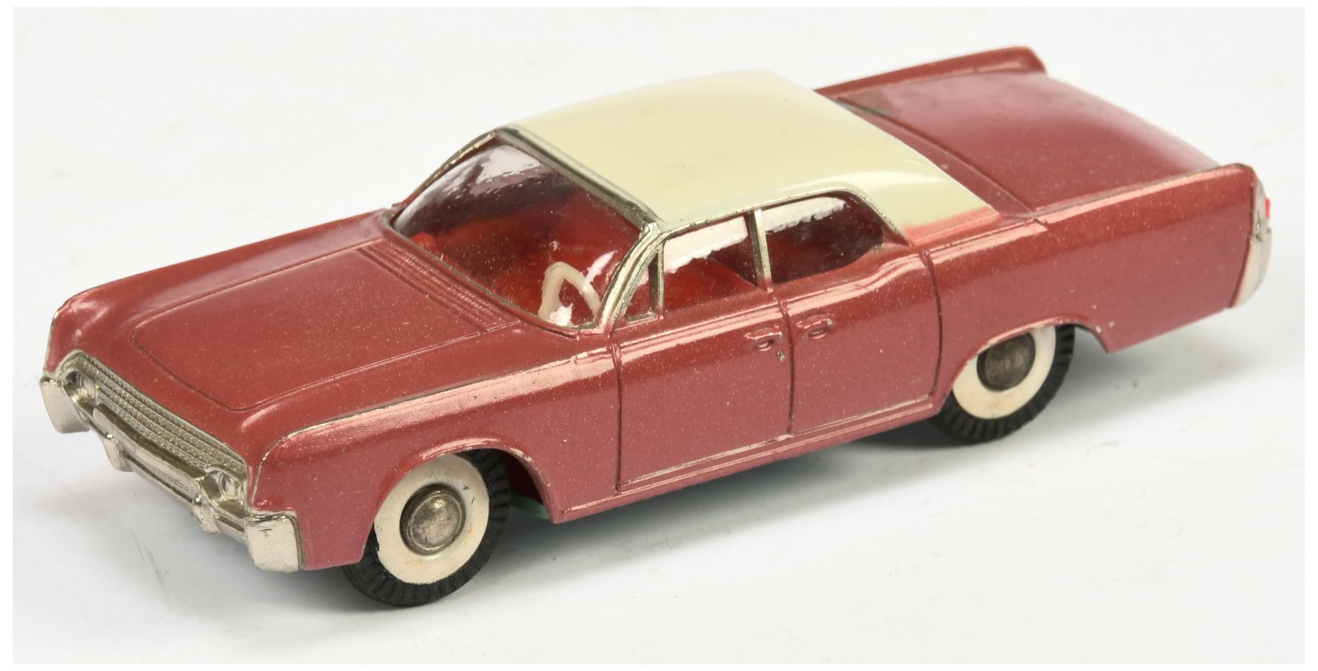 Cherryca Phenix  17 Lincoln Continental - Metallic Cerise, off white hood, red interior, chrome t...