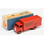 Dinky toys 514 Guy (type 1)  "Slumberland" Van - Red including rigid hubs and silver trim