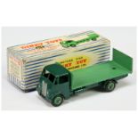 Dinky toys 513 Guy (type 1) Flat Truck with Tailboard - Two-Tone Green, supertoy hubs, silver tri...